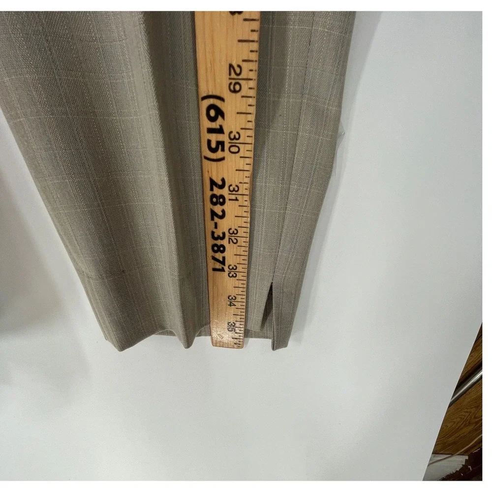 Rafaella Women Pants Lot of 2 Size 10P Dress Tapered Navy Blue Tan Plaid Bundle‎
